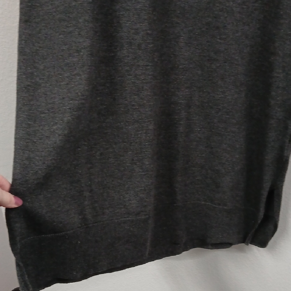 Lulu's Charcoal Knit Top - Picture 3 of 6
